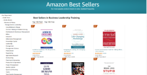 A Path to Excellence book hit #1 on the Amazon Best Seller list.