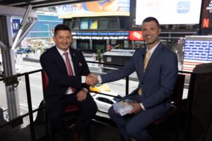 Tony J. Selimi ABC,NBC, CBS, FOX CNN, Interview on Times Square I=