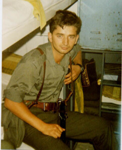 Tony Jeton Selimi in the Yugoslav Army during the civil war. Victim of forced military conscription.