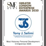 Tony J Selimi -TJS Cognition Ltd-Most Visionary Personal Development Entrepreneur Greater London Enterprise Awards 2020 (1)
