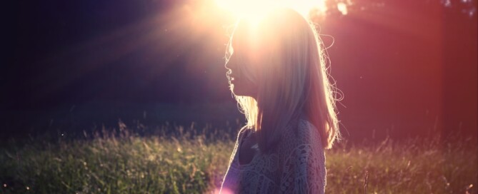 Photo Meditating woman